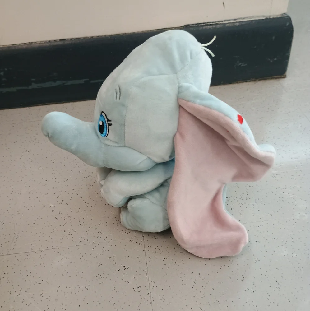 Ty Beanie Buddies Sparkle Disney Dumbo  Elephant Lovey Plushie Cuddly Soft plush